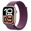 Apple Watch Series 10 Gps Cassa In Alluminio Color Oro Rosa Da 46 Mm Con Sport L