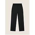 pantaloni sportivi comfort fit dal finish setoso nero donna medium