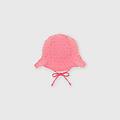 cappello in pizzo da bambina rosa taglia 18/24m