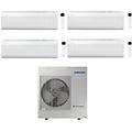 climatizzatore quadri split windfree elite s2 9+9+9+12 btu con aj100txj5kg/eu inverter r-32 wi-fi