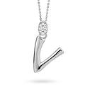 collana donna gioiello sophie lettera v gr904v