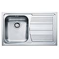 lavello 1 vasca (79x50cm) lll 611 logica line inox dekor 101 0086 232