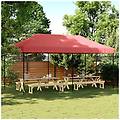 - tenda da festa pieghevole pop-up bordò 580x292x315 cm