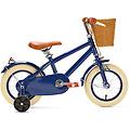 retro 12 blu – bicicletta per bambini con cestino