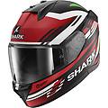 casco moto integrale d-skwal 3 firstlap mat nero rosso taglia xl