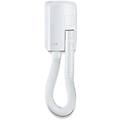 hotello asciugacapelli murale a tubo per alberghi e strutture ricettive 1200 watt bianco