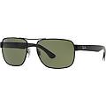 Rayban Rb3530 002 9a Black Polarized Green Classic G15