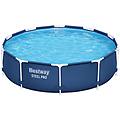 steel pro 56677 piscina rotonda per 3-4 persone