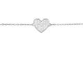 bracciale silver shine argento rodiato cubic zirconia collezione silver shine bianco