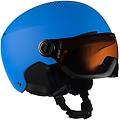 casco da sci sci zupo visor q lite azzurro