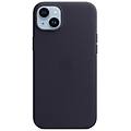 - iphone 14 plus leather case with magsafe midnight