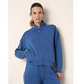 felpa sportiva con tencel modal fitness lux / blu avio / l blu avio