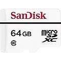 sandisk sdsdqq-064g-g46a high endurance scheda microsd da 64 gb con adattatore sdxc class 10 bianco
