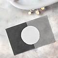 tappeto collezioni ottawa in raso di cotone grigio