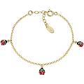 bracciale con charms pendenti bambino argento 925 gioiello junior brj3cogr1