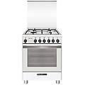 cucina a gas multifunzione 4 fuochi 60x60 cm sa664vwh bianco