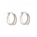 orecchini a cerchio donna in oro bianco 803321736278