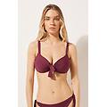 push up leggermente imbottito costume indonesia donna bordeaux 5