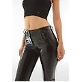 pantaloni push up wr. up superskinny vita regular in latex nero donna small