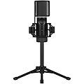 mic tripod microfono da studio nero