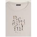canotta con fondo svasato e grafica con borchie white sand zebra animalier donna xxs