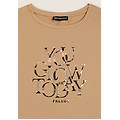 t-shirt con strass you glow today ginge root donna large