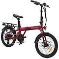 virum 2025 e-bike pieghevole ultraleggera 36v 10ah sangria rossa