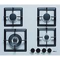 pgsp60168ws piano cottura 4 fuochi a gas da incasso (1 bruciatore tripla corona) larghezza 60 cm