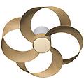 ventilatore da soffitto rose marrone d. 65 cm