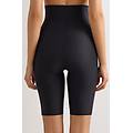 pantaloncino modellante in microfibra senza cuciture donna nero taglia m