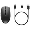 715 mouse multidispositivo ricaricabile 7 pulsanti senza fili cablato 2. 4 ghz bluetooth 3. 0