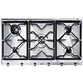 - piano cottura srv596gh5 a gas 5 fuochi da 90 cm colore inox serie contemporanea con fsd