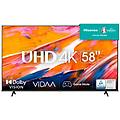 58a6k tv 147 3 cm (58") 4k ultra hd smart tv wi-fi nero 300 cd/m²