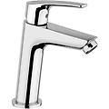 miscelatore lavabo medio lucente rubinetteria ottone cromato per piletta clik clak