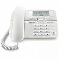 m20w/00 dumess telephone con cavo schermata lcd 3 6 pollici chiavi lunghe 60 chiamate record