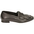 mocassini flat neri in pelle