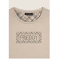t-shirt con logo e grafica geometrica moonbeam donna medium
