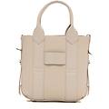 borsa modello shopper piccola bianco