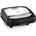 croc time sandwich maker piastre con rivestimento antiaderente
