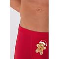 boxer in cotone elasticizzato stampa natalizia uomo rosso tama&ntilde;o m