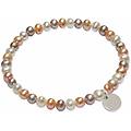 bracciale di perle donna argento 925 gioiello yel303