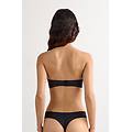 reggiseno a fascia anna in microfibra ultralight donna nero taglia 2d