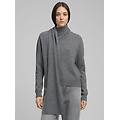 pullover con collo a sciarpa