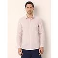 camicia da uomo con colletto classico cotton linen / variante 1 / m variante 1