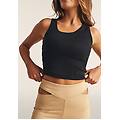 pantaloni n. o. w. traspiranti vita alta e dettagli cut out irish cream donna small
