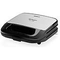 sandwichiera sw 7260 750w piastre intercambiabili antiaderente nero argento