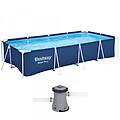 Bestway Piscina Fuori Terra 400x211x81 Cm Steel Pro Frame