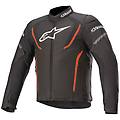 Alpinestars Giacca Moto T Jaws V3 Waterproof Nero Rosso Fluo