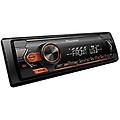 autoradio mvh-s120uba 1 din illuminazione del display in ambra compatibile con smartphone android