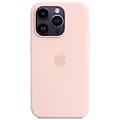 - custodia magsafe in silicone per iphone 14 pro rosa creta